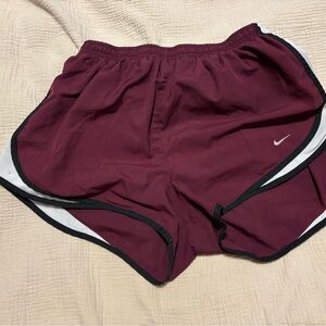 Women's Maroon Athletic Shorts